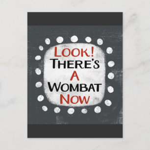 Carte postale Wombat Now