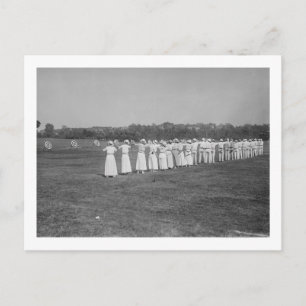 Carte Postale Women at Archery Meet Photograph