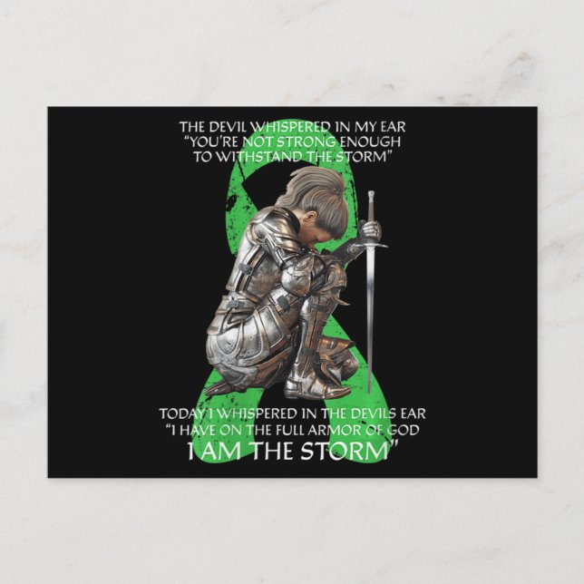 Carte Postale Womens I Lymphome de Storm Non Hodgkins Christian (Devant)