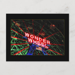 Carte postale Wonder Wheel Neon (Coney Island, NY)