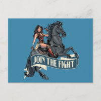 Wonder Woman à cheval dans l'art de la bande dessi