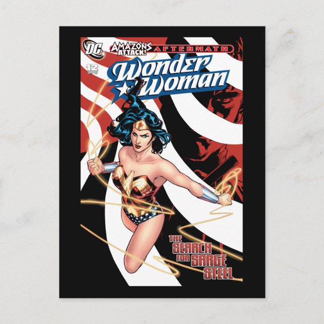 Carte Postale Wonder Woman Couverture comique #12 (Devant)
