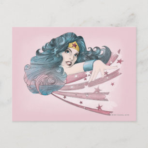 Carte Postale Wonder Woman Dolphin and Stripes