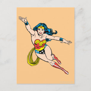 Carte Postale Wonder Woman Flying Forward