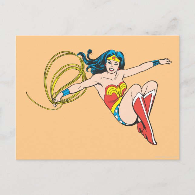 Carte Postale Wonder Woman Jumping (Devant)