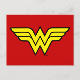 Carte Postale Wonder Woman   Logo classique