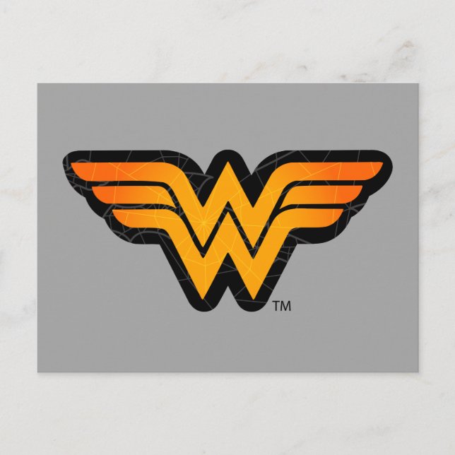 Carte Postale Wonder Woman | Logo saisonnier (Devant)