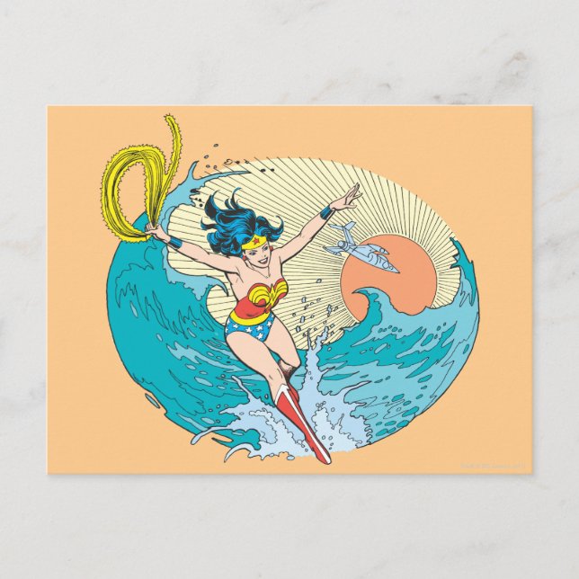 Carte Postale Wonder Woman Ocean Sky (Devant)