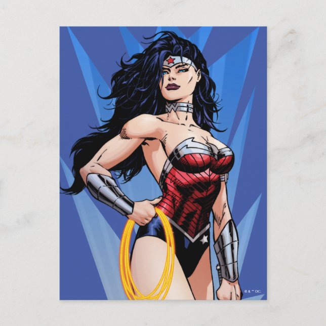 Carte Postale Wonder Woman & Sword (Devant)