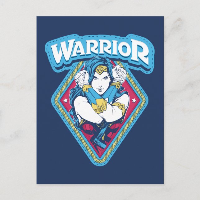 Carte Postale Wonder Woman Warrior Graphic (Devant)