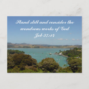 Carte Postale Wondrous Works [de Dieu] - Job 37:14