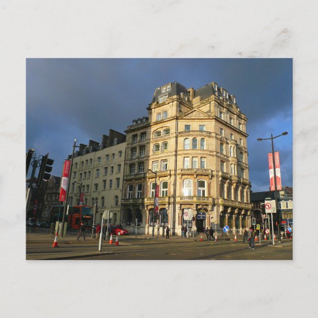 Carte Postale Wood Street, Cardiff (Devant)