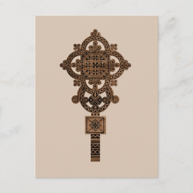 Carte Postale Wooden Hand Cross  (Devant)