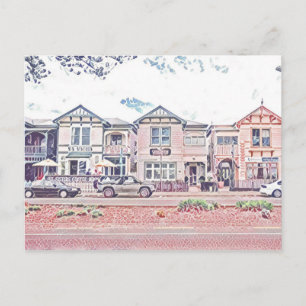 Carte Postale Wooden townhouses à Napier