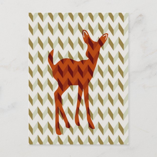 Carte postale Woodland Fawn (Devant)