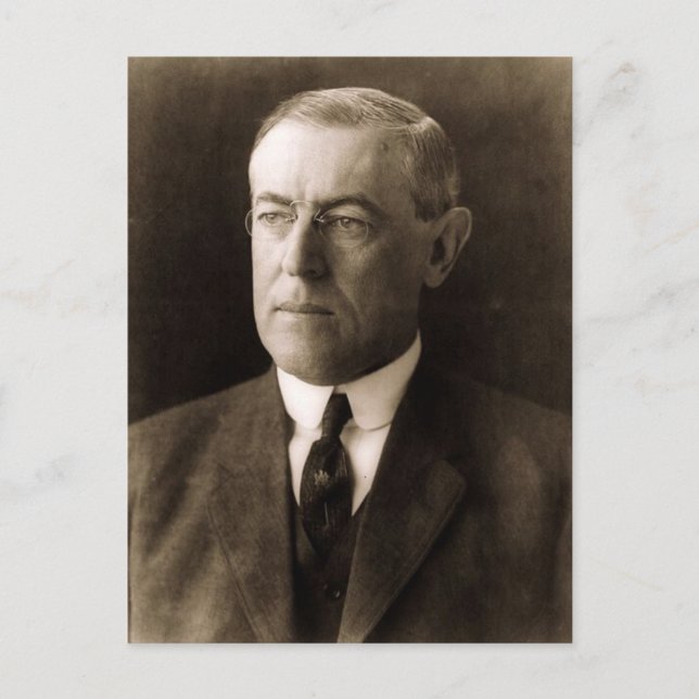 Carte Postale Woodrow Wilson (Devant)