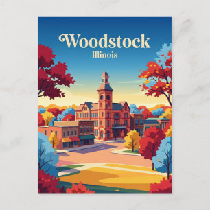 Carte Postale Woodstock Illinois