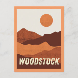 Carte postale Woodstock, Montagnes du Vermont