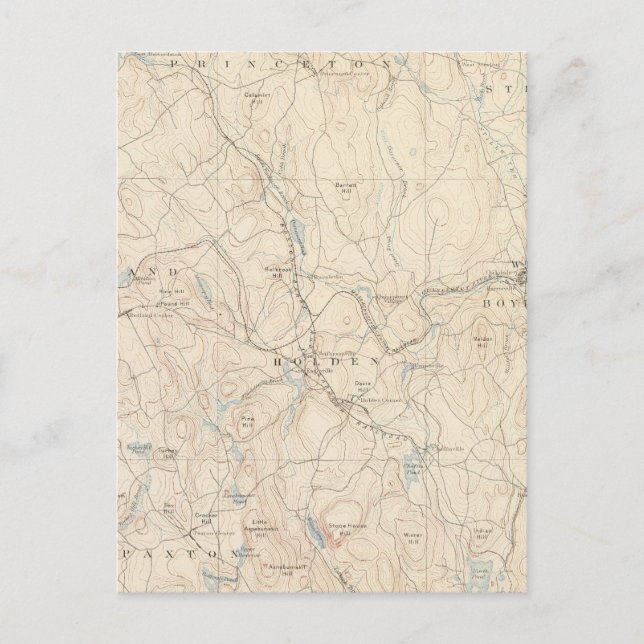 Carte Postale Worcester, Massachusetts (Devant)