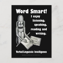 Carte Postale Word Smart - Vide