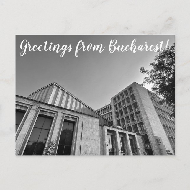 Carte Postale World2Celebrate : Salutations de Bucarest! (Devant)