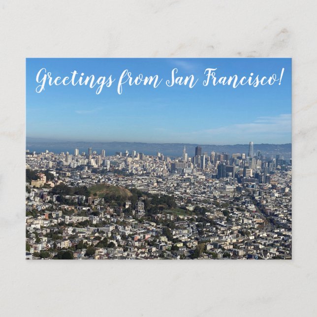 Carte Postale World2Celebrate : Salutations de San Francisco! (Devant)