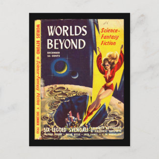 Carte Postale Worlds Beyond v01 n01 (1950-12.Hillman)_Pulp Art