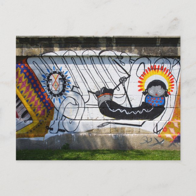 Carte Postale Worm Girl (Devant)