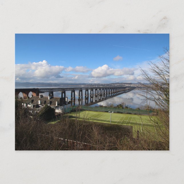 Carte Postale Wormit et le pont ferroviaire Tay (Devant)
