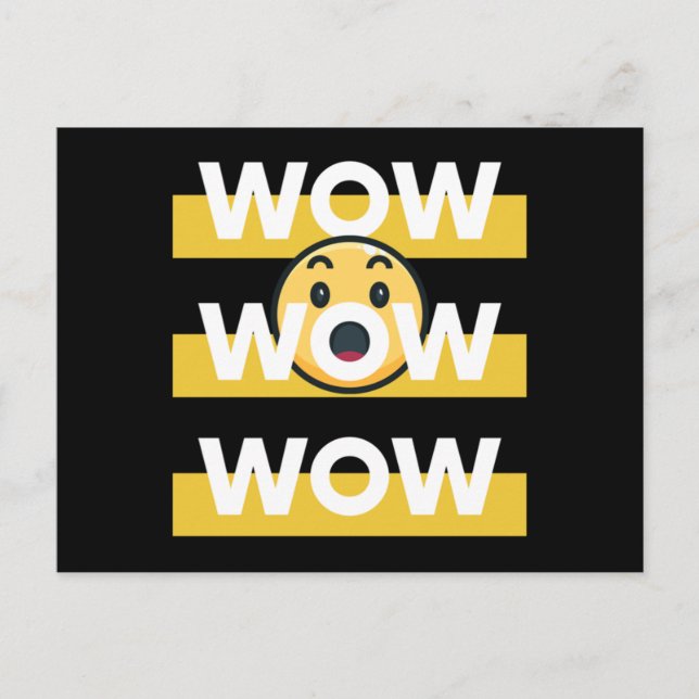 Carte Postale wow free day Classic (Devant)