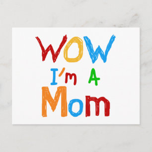 Carte Postale WOW Je suis une maman T-shirts et GIfts