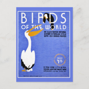 Carte Postale WPA Birds of the World