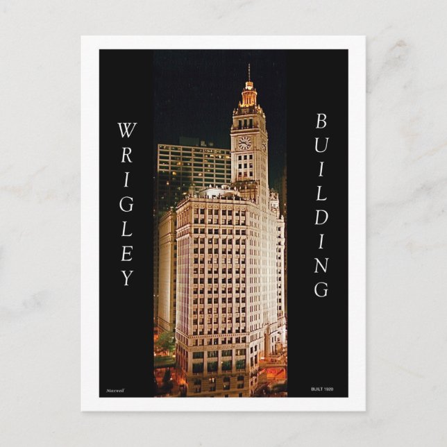 Carte postale Wrigley Building II (Devant)
