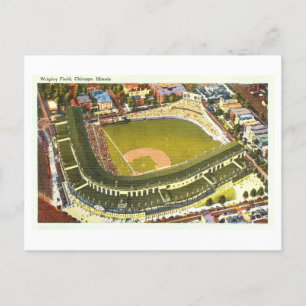 Carte Postale Wrigley Field, Chicago, Illinois Vintage