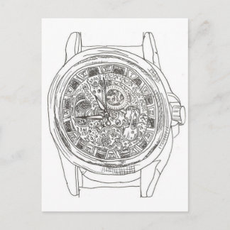 Carte Postale Wrist Whatch