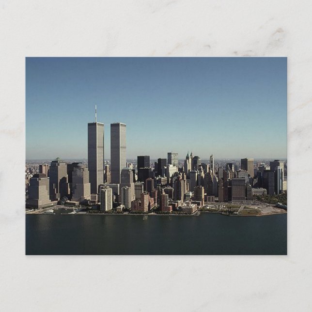 Carte postale WTC Twin Towers Clear Day NYC (Devant)