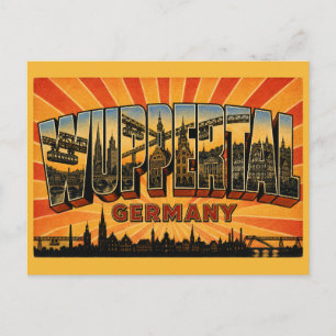 Carte Postale Wuppertal Allemagne Schwebebahn