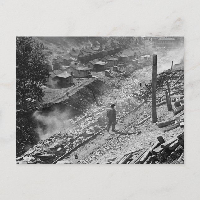 Carte Postale WV Coal Miner Ville : 1935 (Devant)