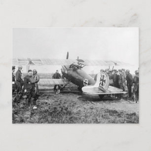 Carte Postale WW1 German Fighter Plane, 1910s