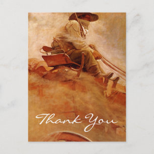 Carte Postale Wyeth est le Wagon d'or