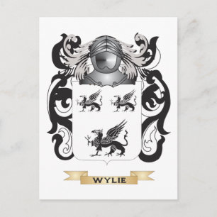 Carte Postale Wylie Family Crest (Armoiries)