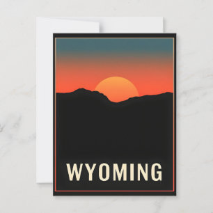 Carte postale Wyoming