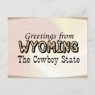 Carte Postale Wyoming