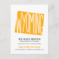 Wyoming Nous avons déménagé Nouvelle adresse Nouve