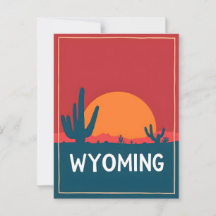 Carte postale Wyoming vintage