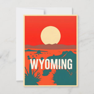 Carte postale Wyoming vintage