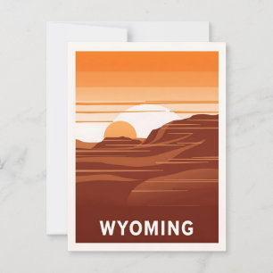Carte postale Wyoming vintage