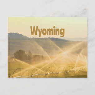 Carte Postale Wyoming Wild West Farm Land Ranch