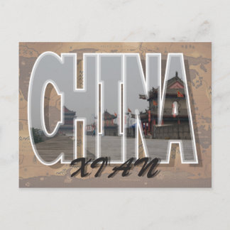 Carte postale Xi'an, Chine