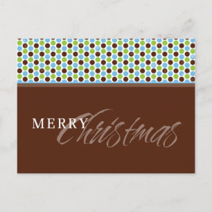 CARTE POSTALE XMAS D'ENTREPRISE :: boule de neige